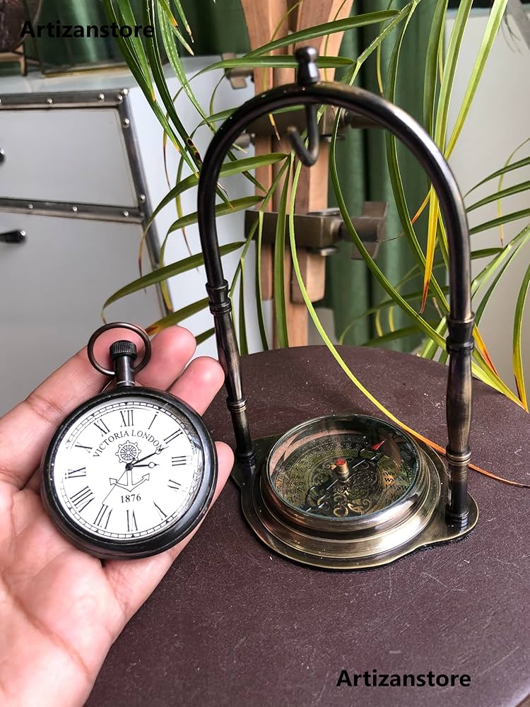 アンティーク真鍮卓上時計マリンコンパス テーブルトップ装飾 81+npMQoTNL._UF894,1000_QL80_.jpg